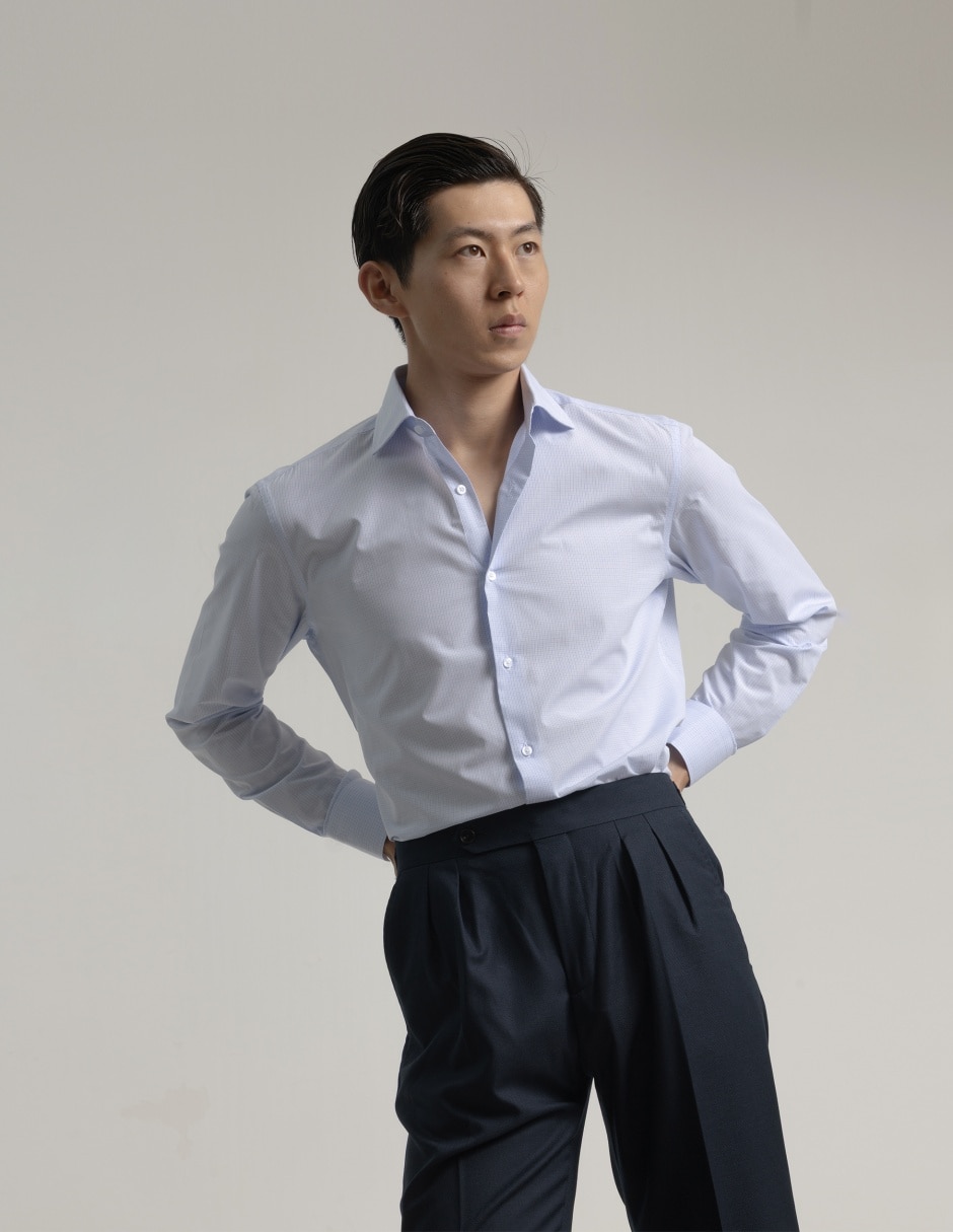 Camisa de vestir manga larga para hombre 2
