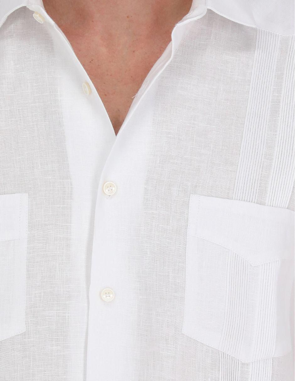 Guayabera manga larga para hombre 2