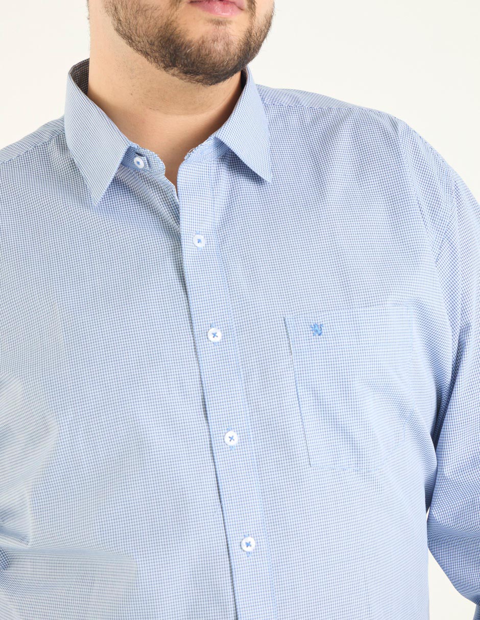 Camisa de vestir manga larga para hombre 4