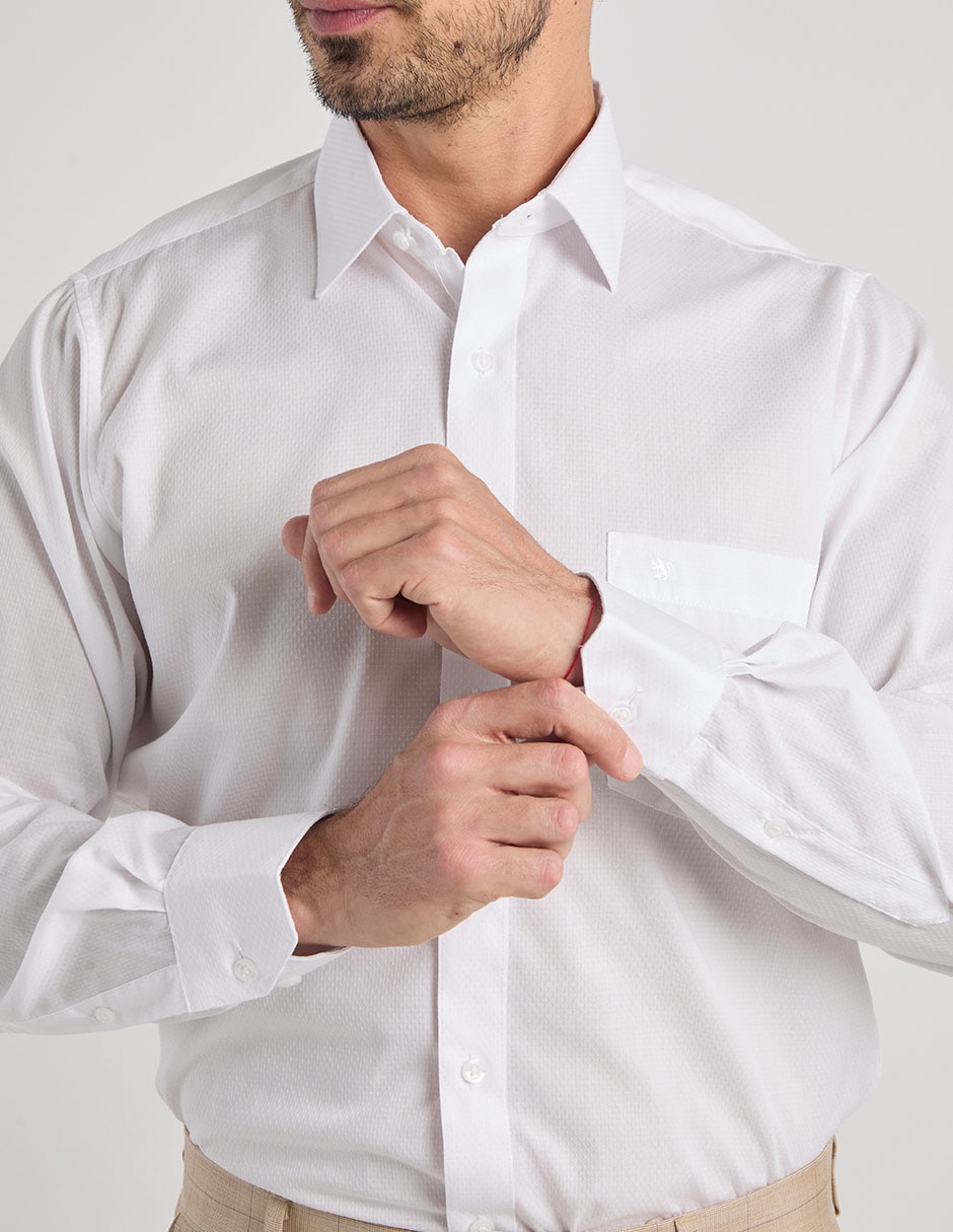Camisa de vestir manga larga para hombre 5