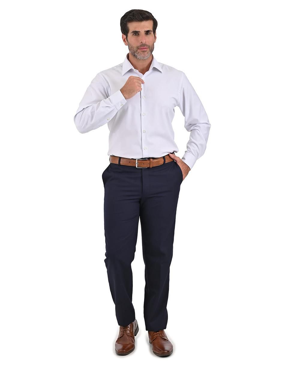 Camisa de vestir de bambú manga larga para hombre 3
