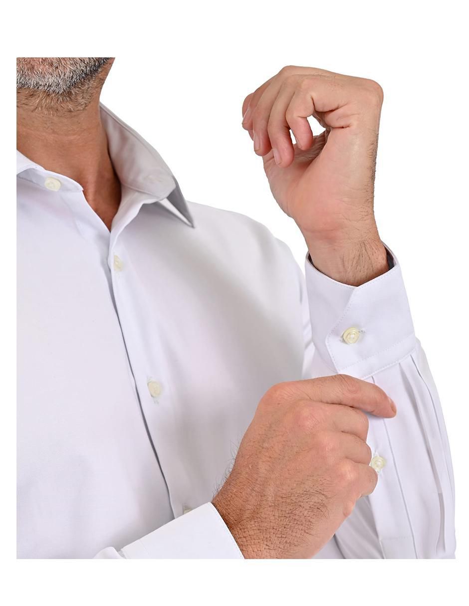 Camisa de vestir de bambú manga larga para hombre 4