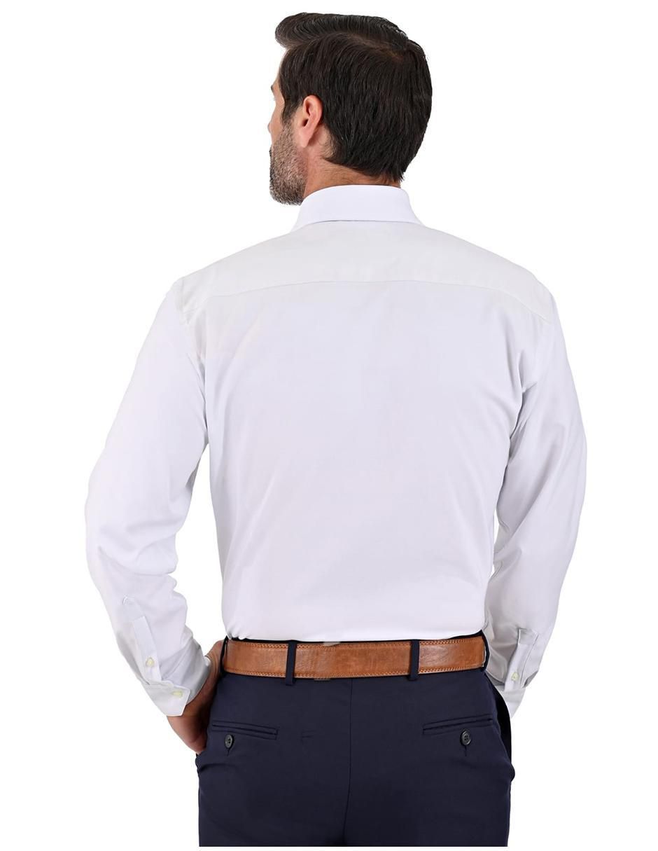 Camisa de vestir de bambú manga larga para hombre 6