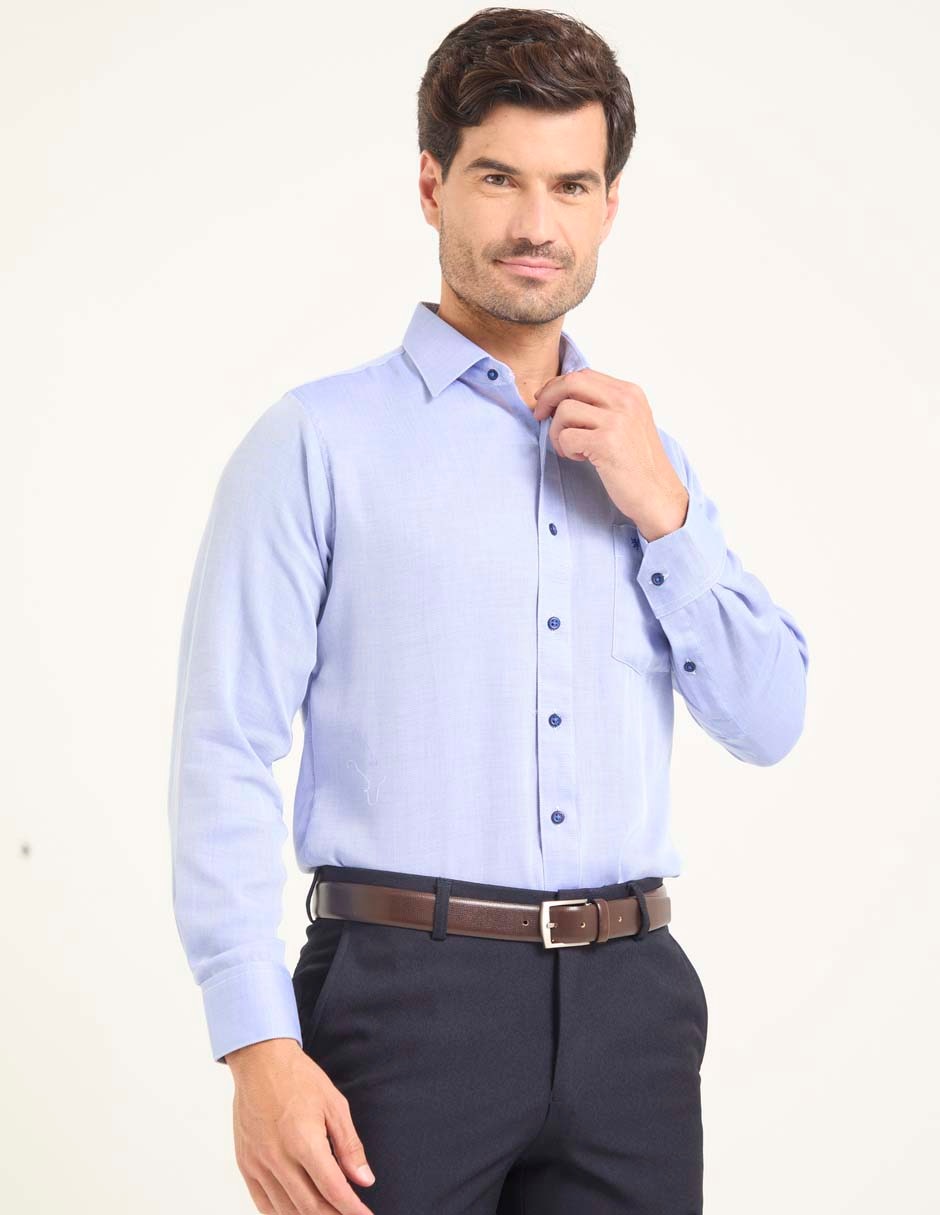 Camisa formal Manchester manga larga para hombre Liverpool