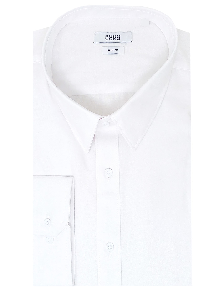 Camisa formal manga larga para hombre
