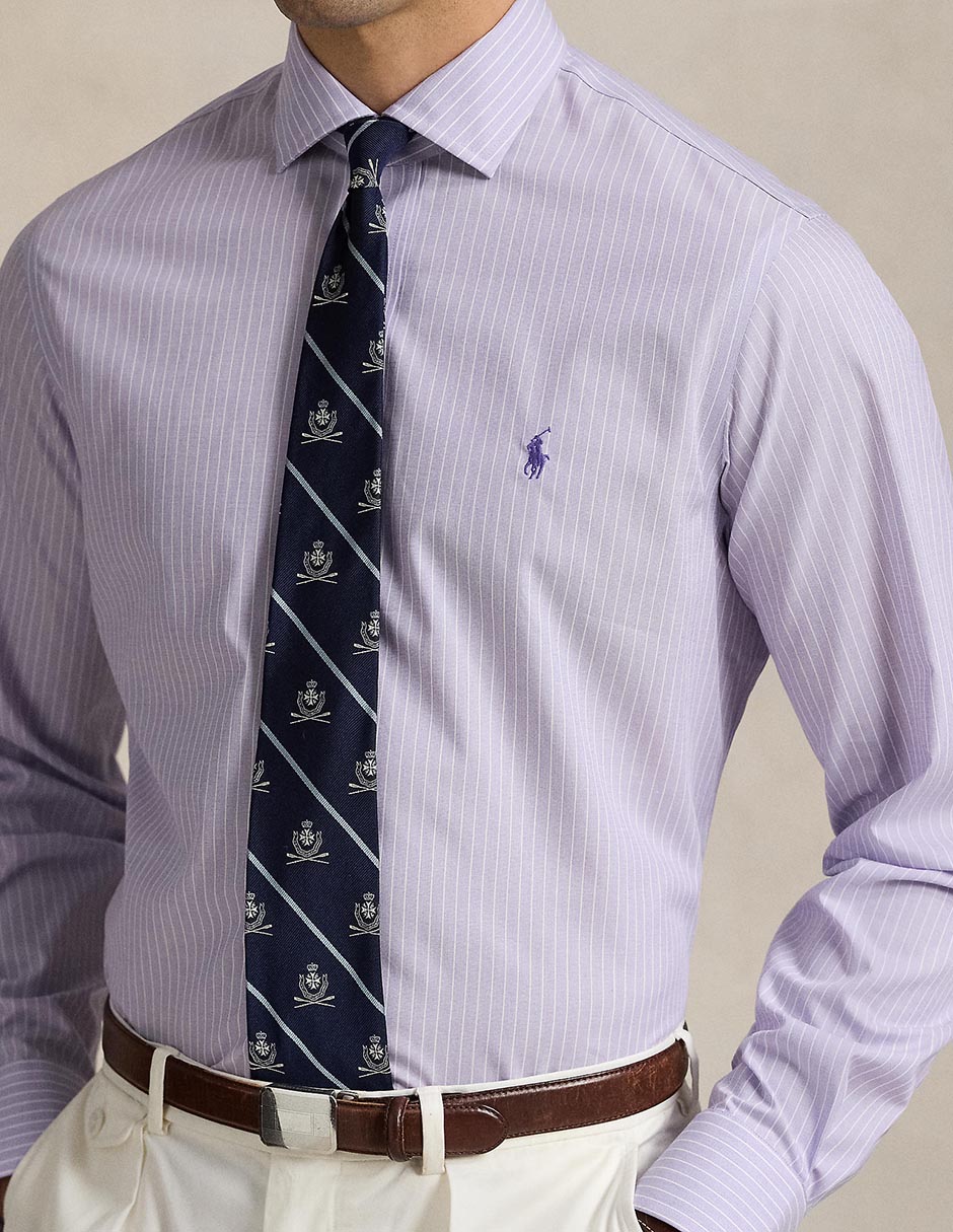 Camisa de vestir Polo Ralph Lauren de algodón manga larga para hombre