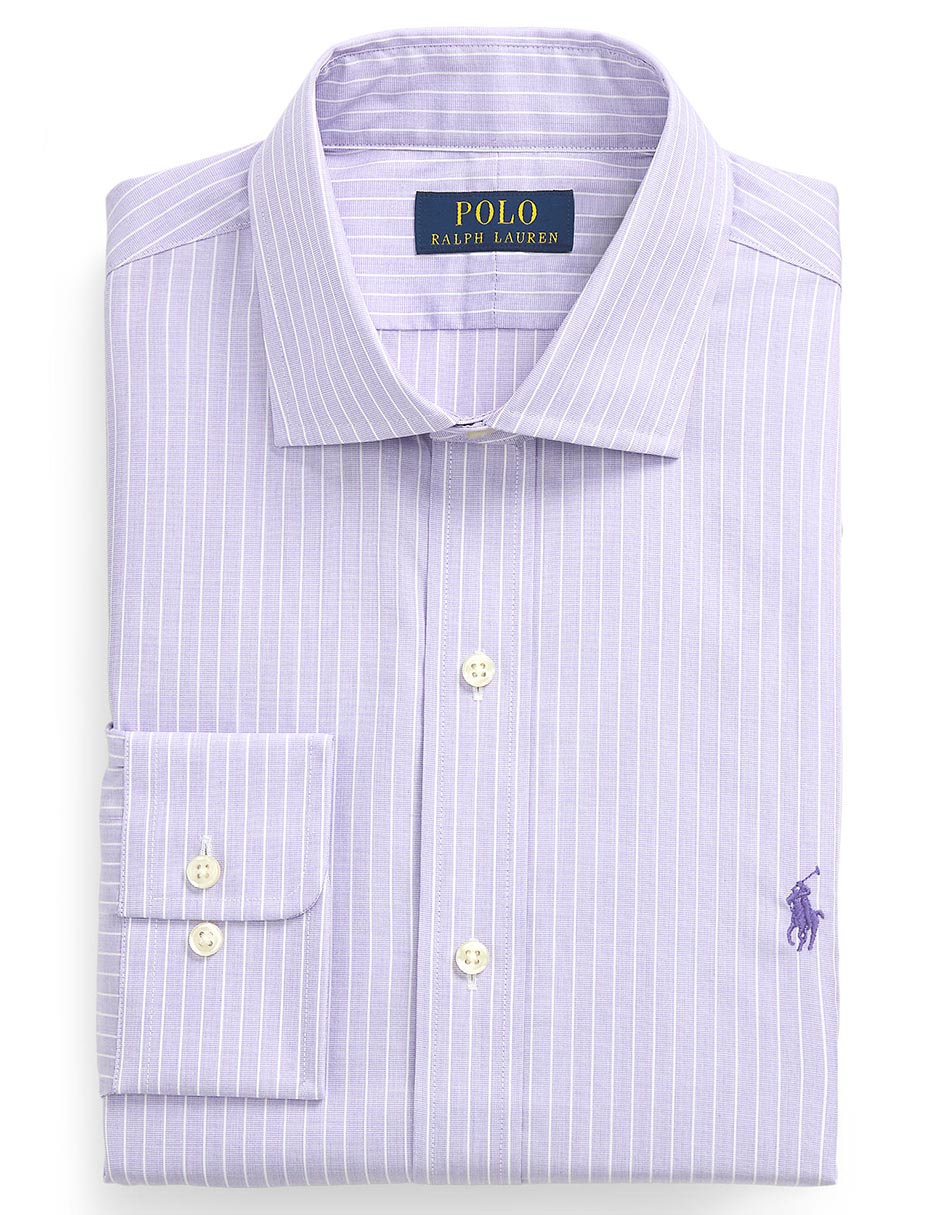 Camisa de vestir Polo Ralph Lauren de algodón manga larga para hombre