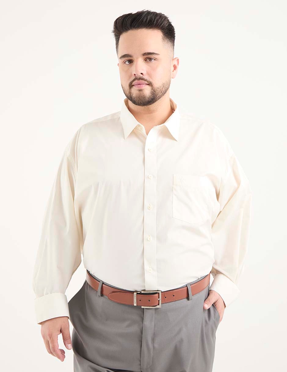 Camisa de vestir manga larga para hombre