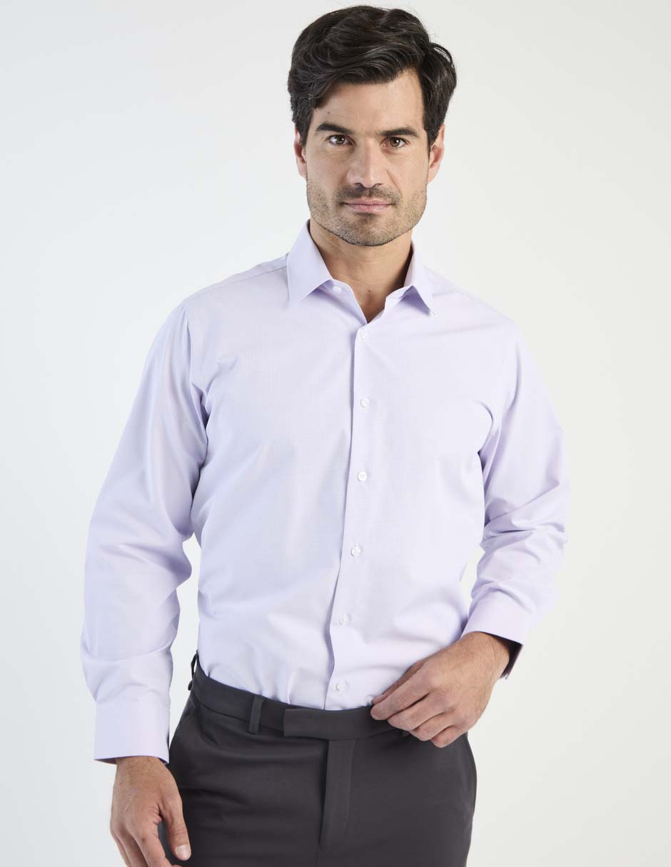 Camisa de vestir manga larga para hombre