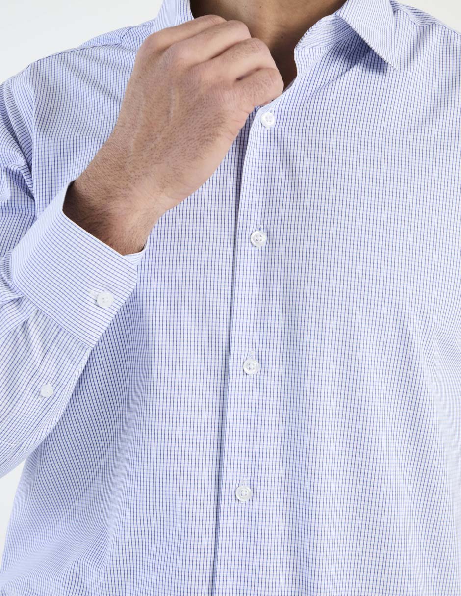 Camisa de vestir manga larga para hombre 4