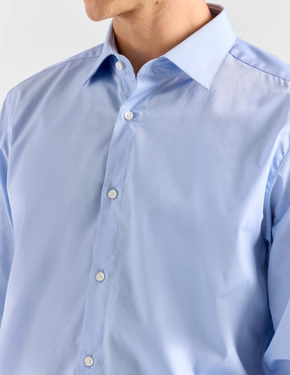 Camisa casual de algodón manga larga para hombre 4