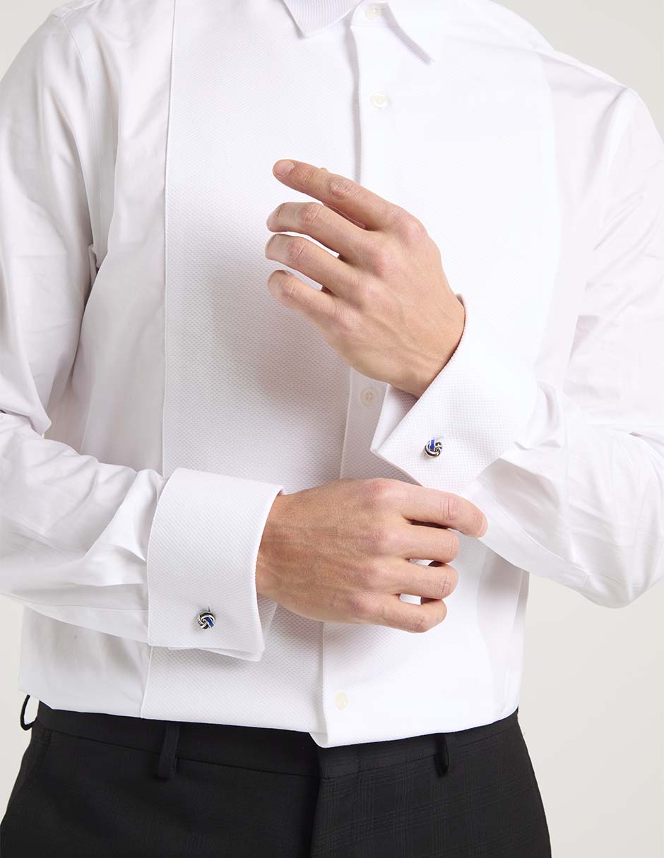 Camisa de vestir de algodón manga larga para hombre 10