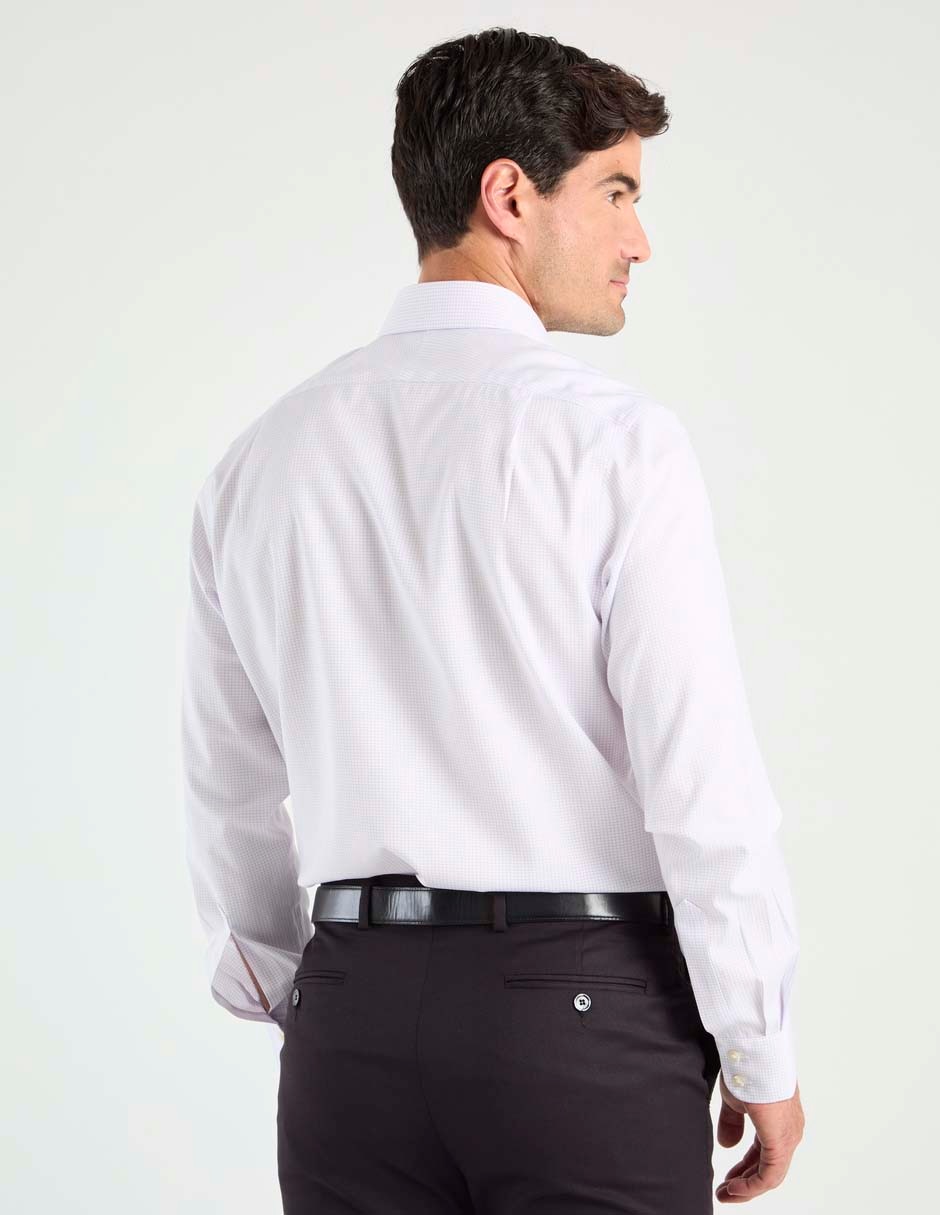 Camisa de vestir de algodón manga larga para hombre 2