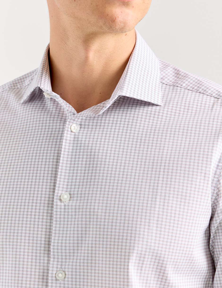 Camisa casual de algodón manga larga para hombre 4