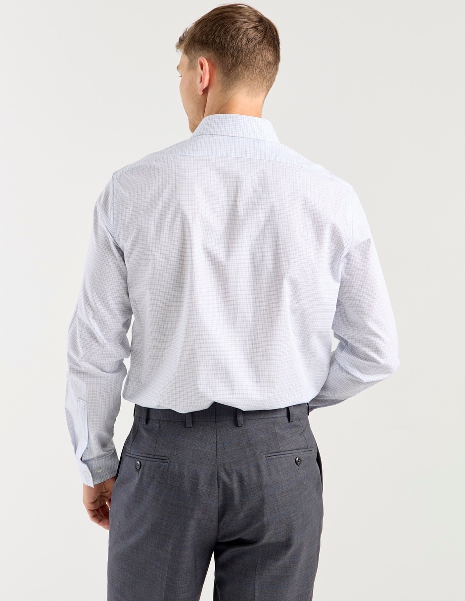 Camisa de vestir de algodón manga larga para hombre 2