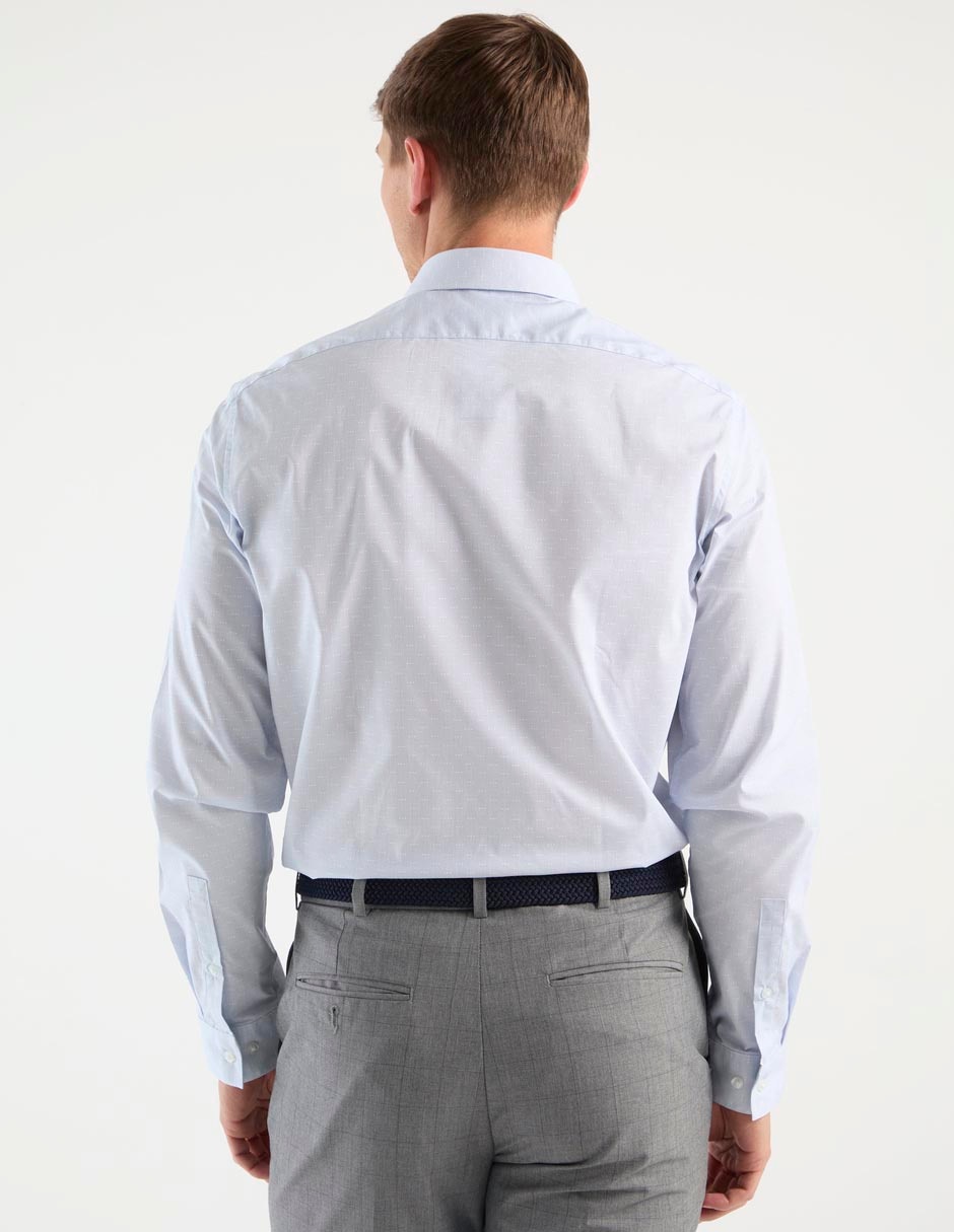 Camisa de vestir de algodón manga larga para hombre 2