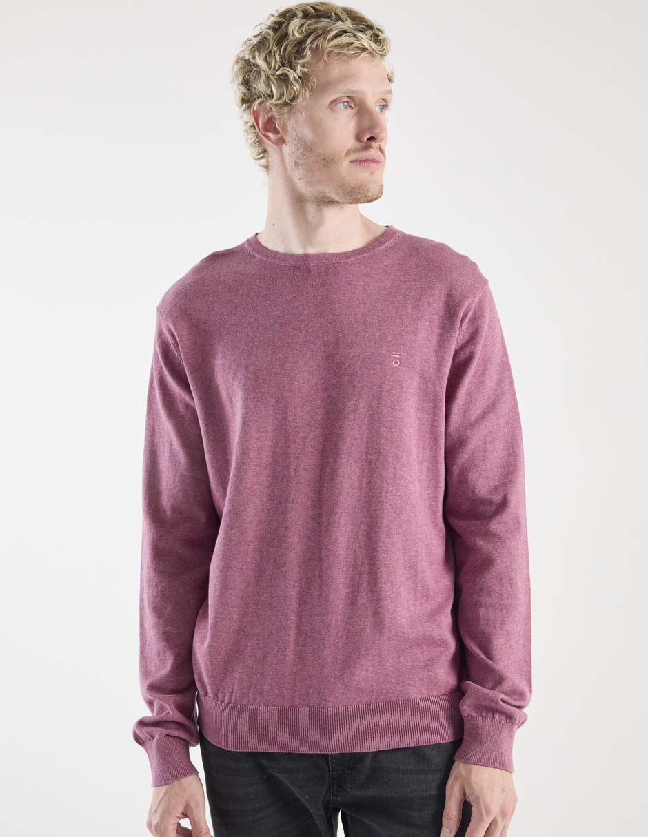 Suéter cuello redondo para hombre