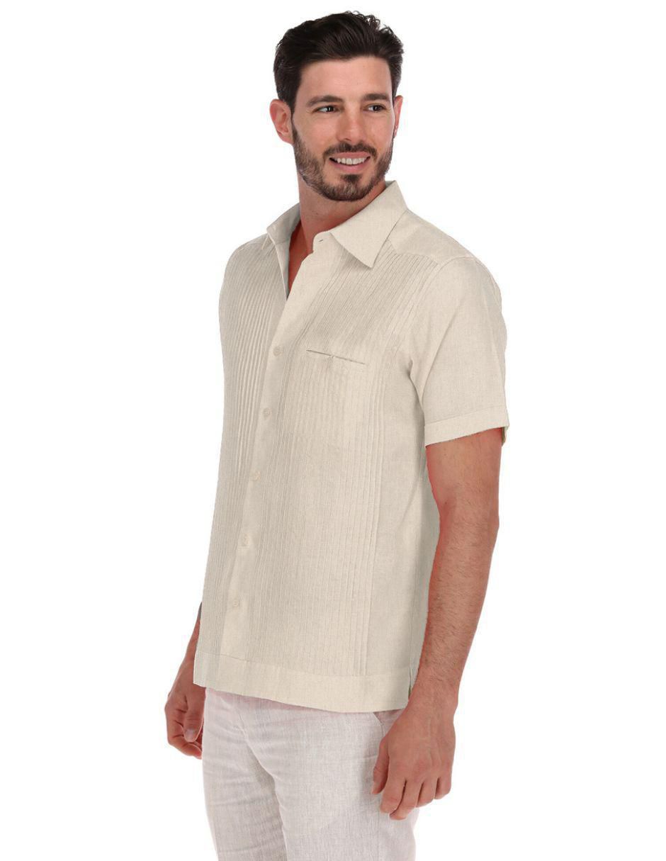 Guayabera manga corta para hombre 1