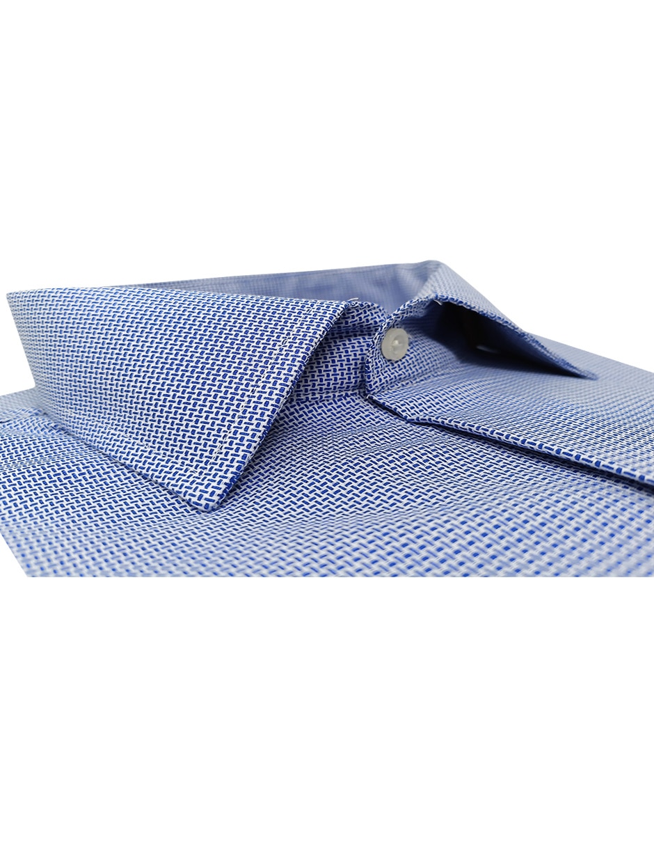 Camisa de vestir de algodón manga larga para hombre 2