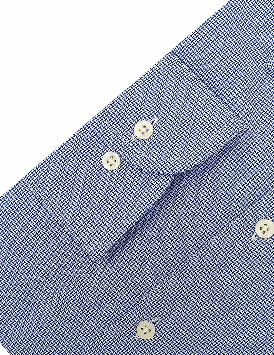 Camisa de vestir de algodón manga larga para hombre 4