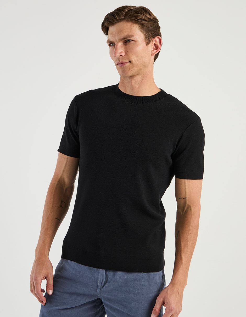 Playera cuello redondo para hombre