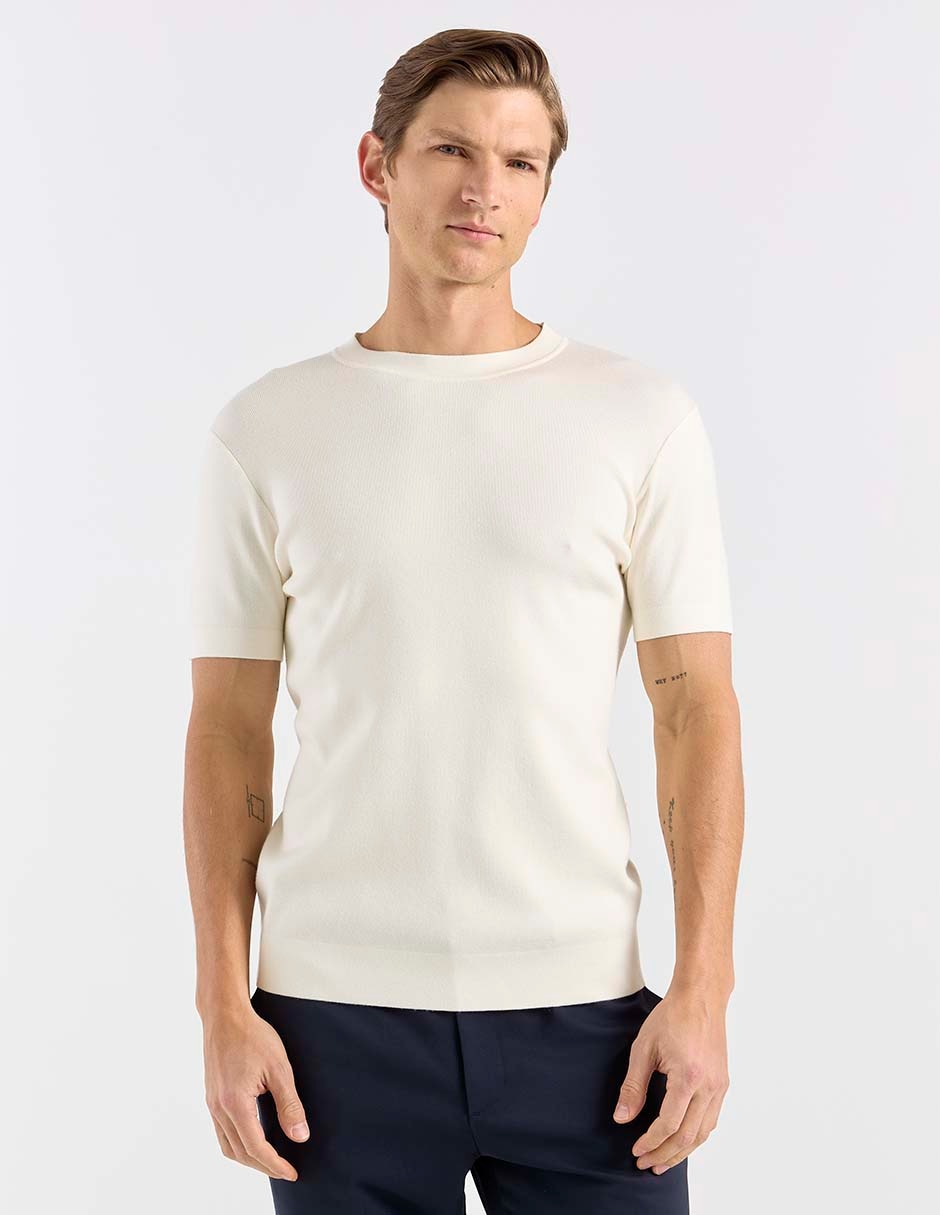 Playera cuello redondo para hombre