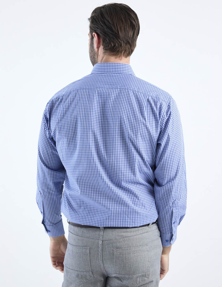 Camisa casual manga larga para hombre 6