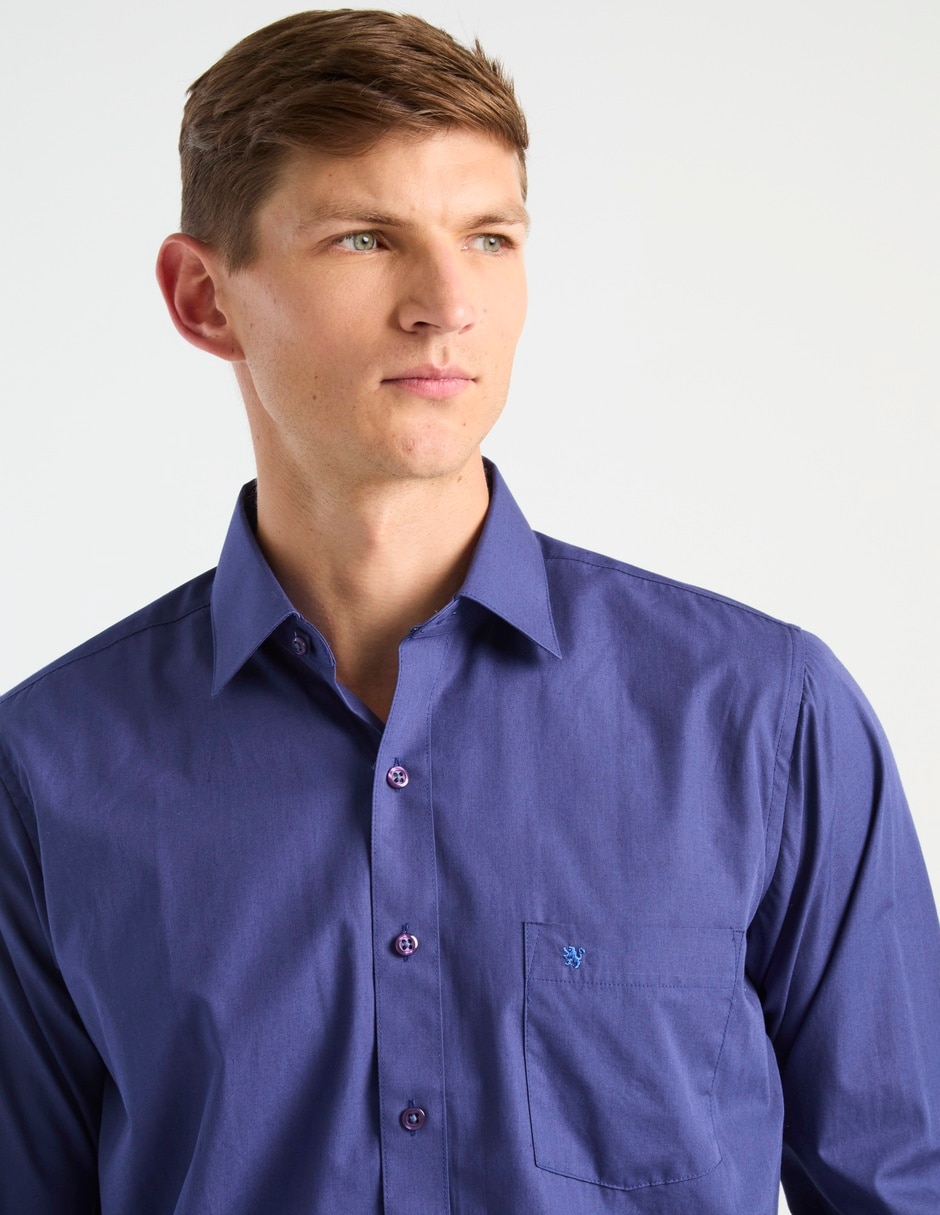 Camisa de vestir manga larga para hombre 4