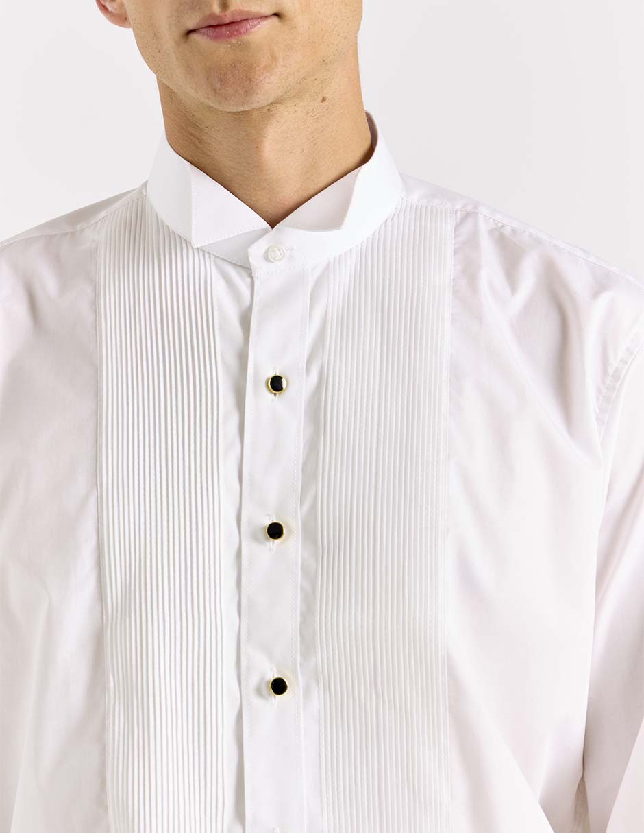 Camisa de vestir de algodón manga larga para hombre 4