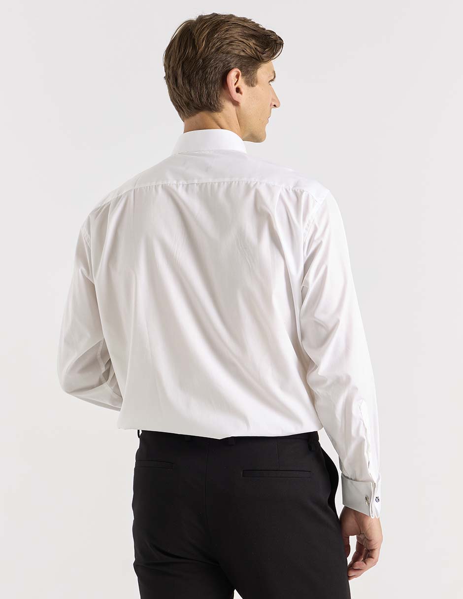Camisa de vestir de algodón manga larga para hombre 6