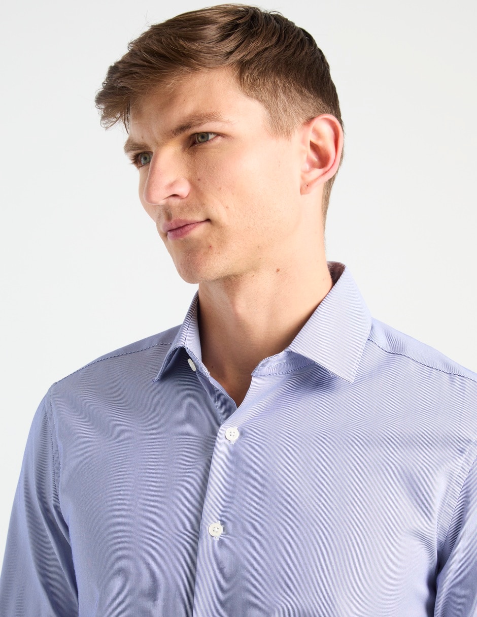 Camisa de vestir manga larga para hombre 4