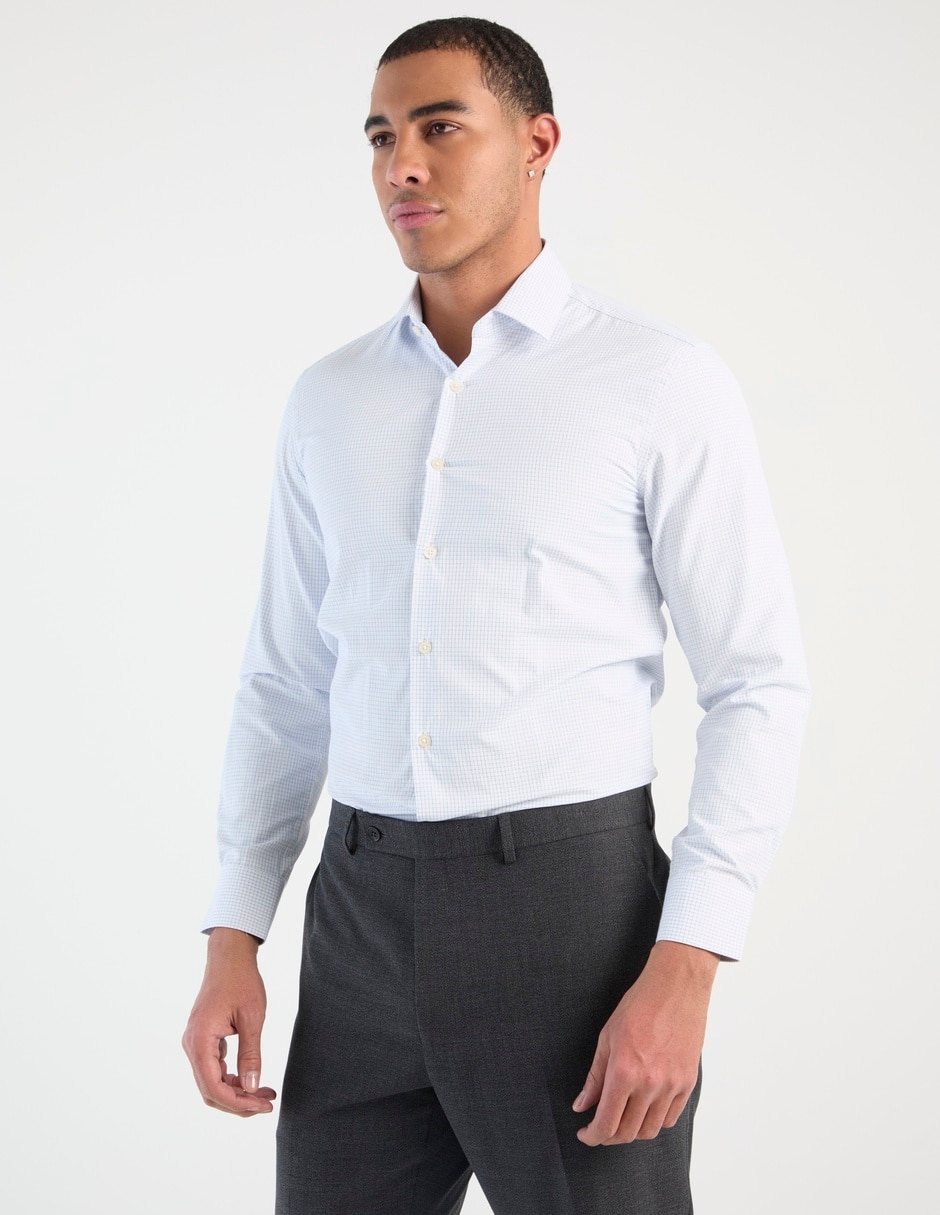 Camisa de vestir manga larga para hombre Camisa de vestir manga larga para hombre