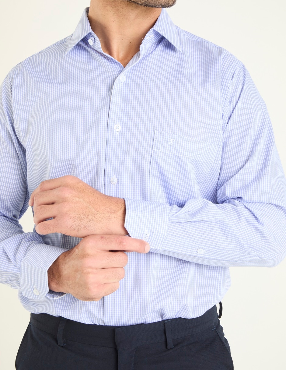 Camisa de vestir manga larga para hombre 4