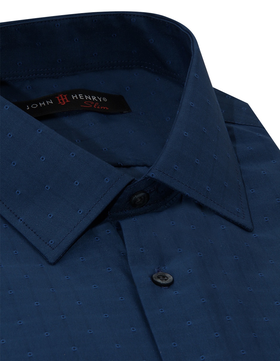 Camisa de vestir manga larga para hombre 4