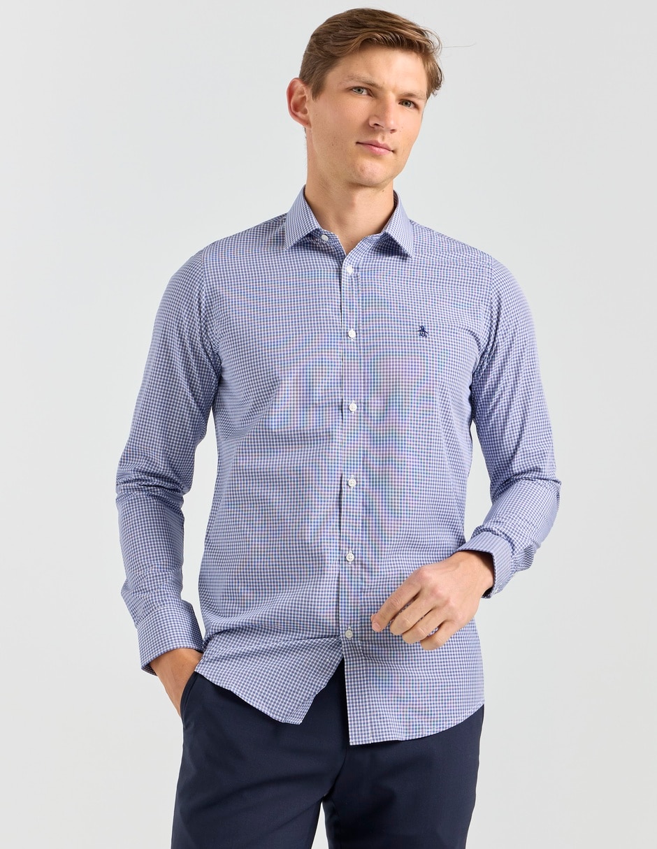 Camisa de vestir de bambú manga larga para hombre Camisa de vestir de bambú manga larga para hombre