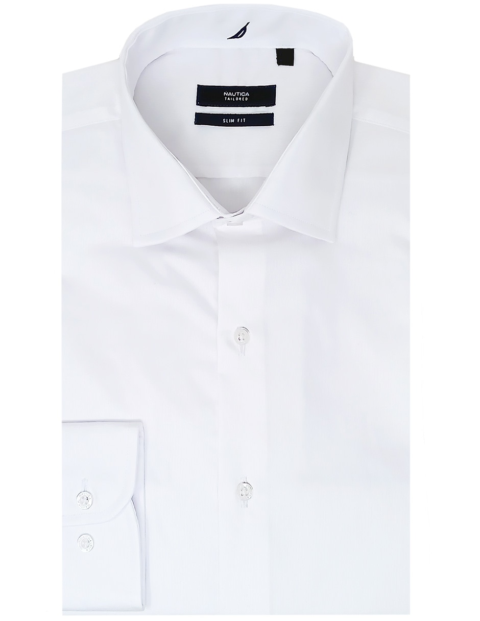 Camisa de vestir de algodón manga larga para hombre