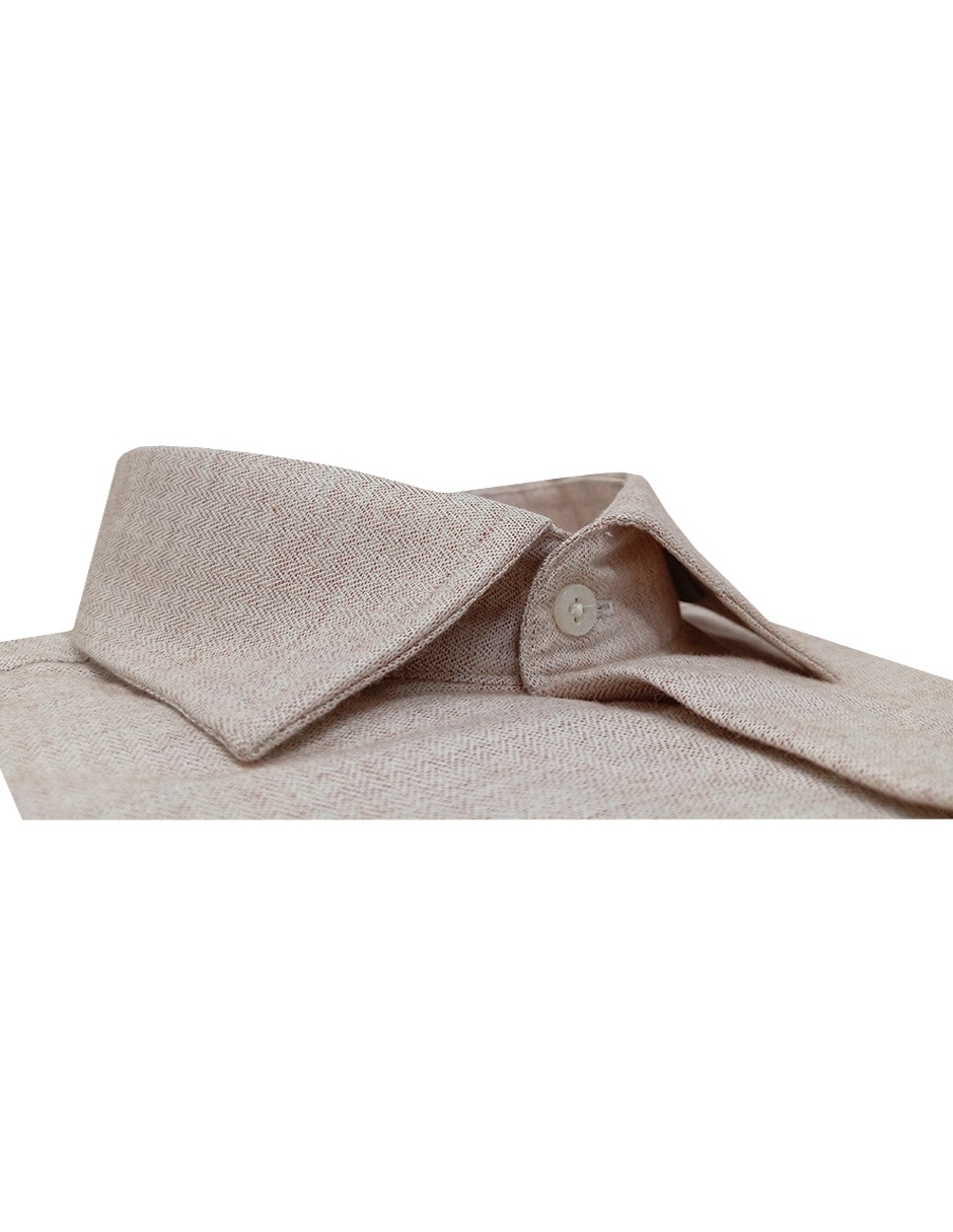 Camisa de vestir de algodón manga larga para hombre 2