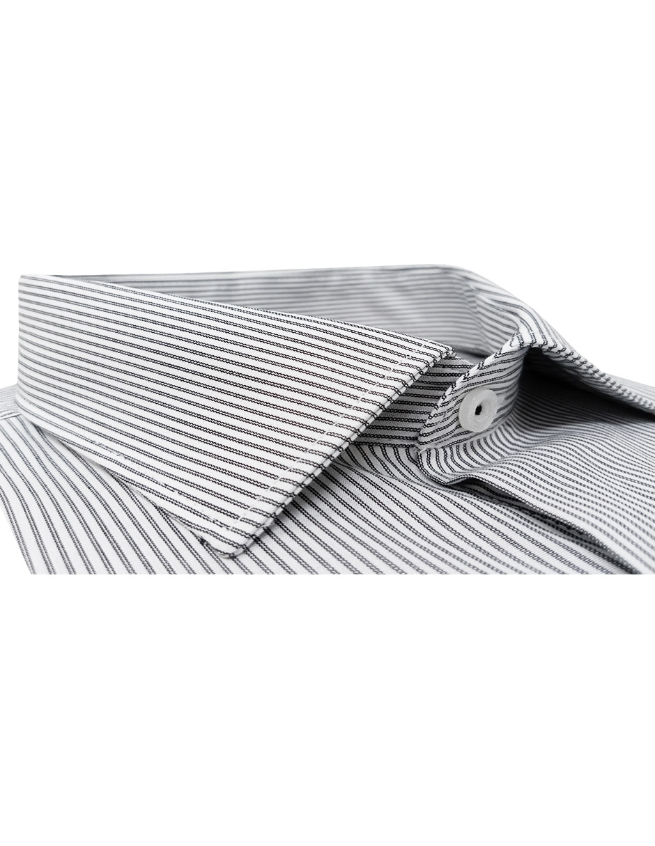 Camisa de vestir de algodón manga larga para hombre 2