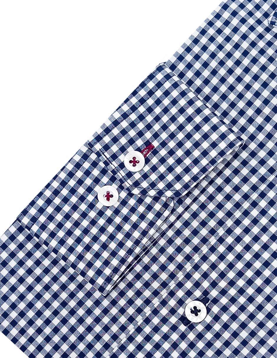 Camisa de vestir de algodón manga larga para hombre 4