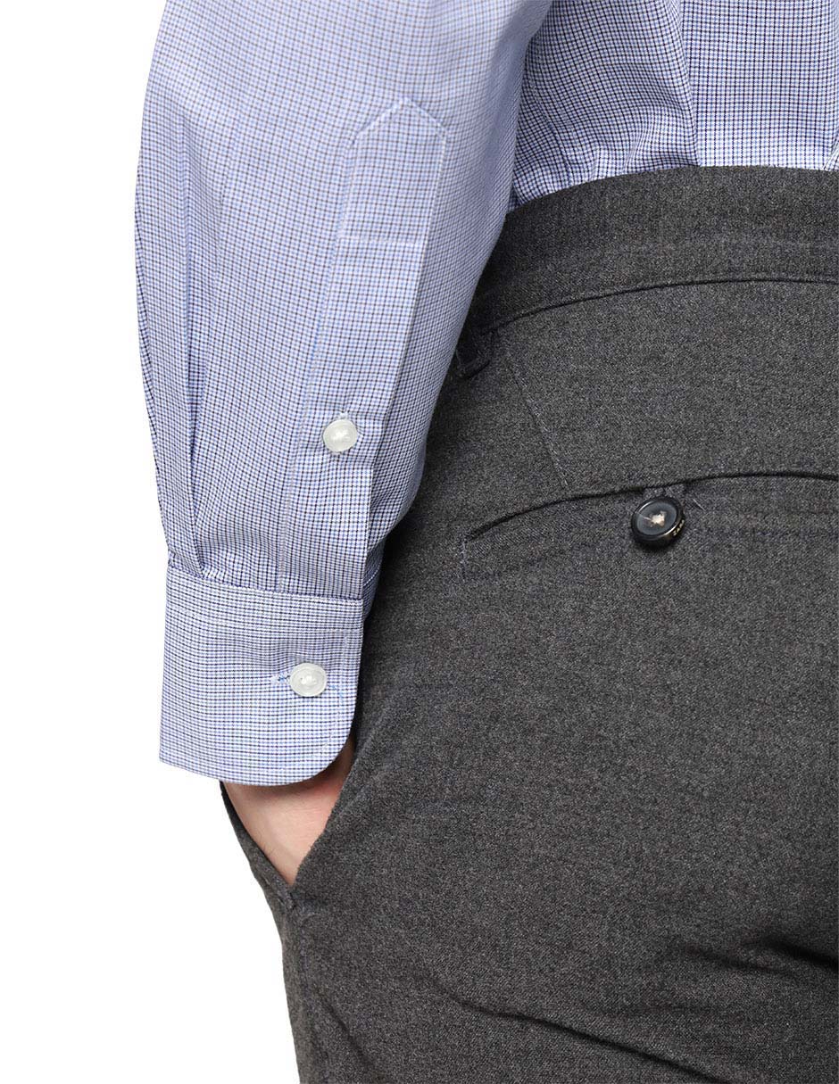 Camisa de vestir de algodón manga larga para hombre 3
