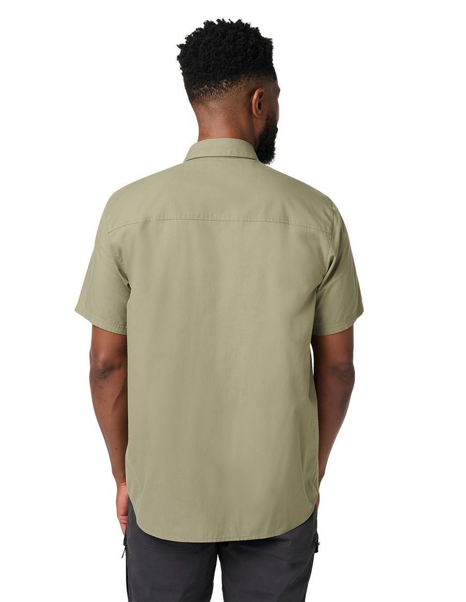 Camisa casual de algodón manga corta para hombre 2