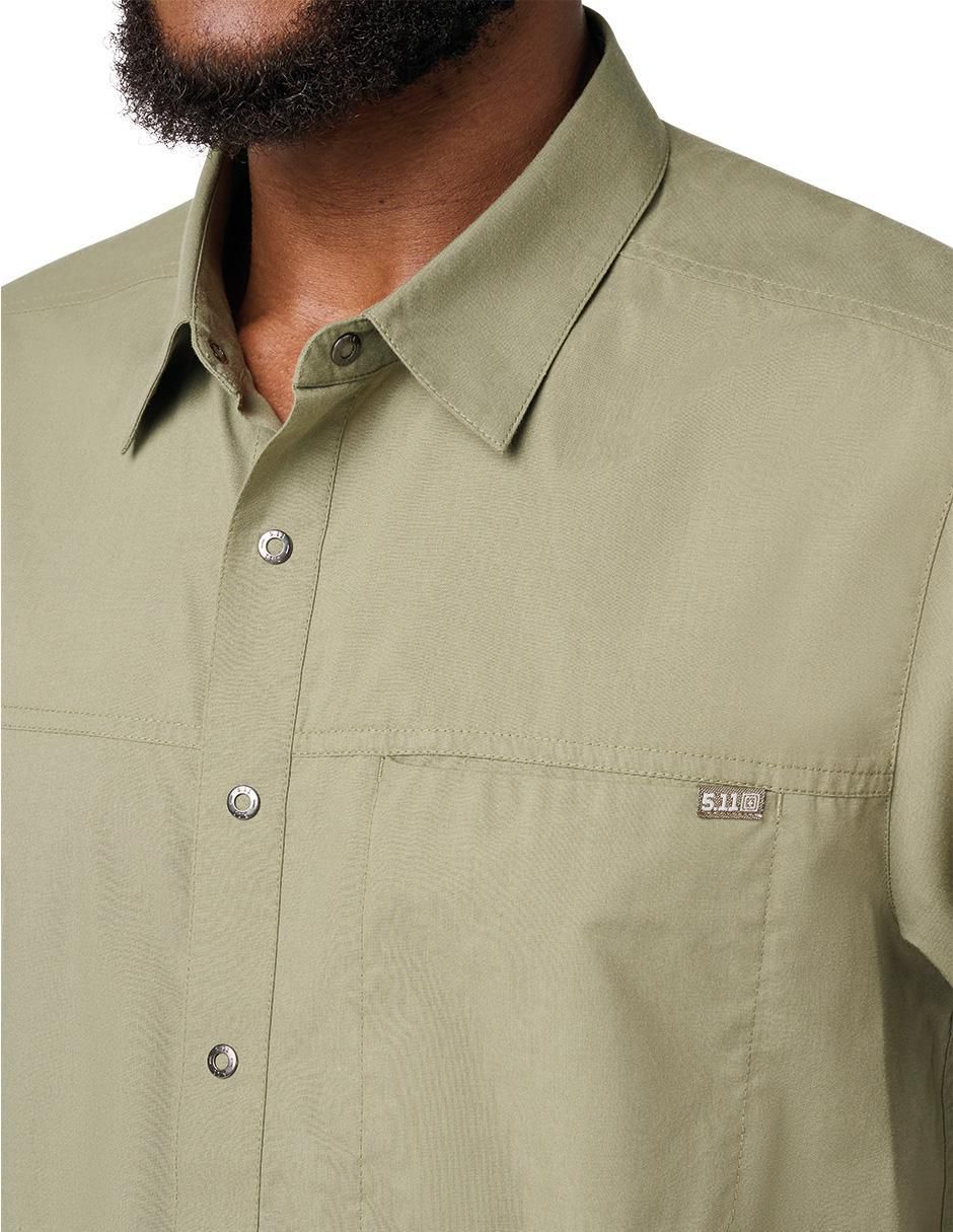Camisa casual de algodón manga corta para hombre 3