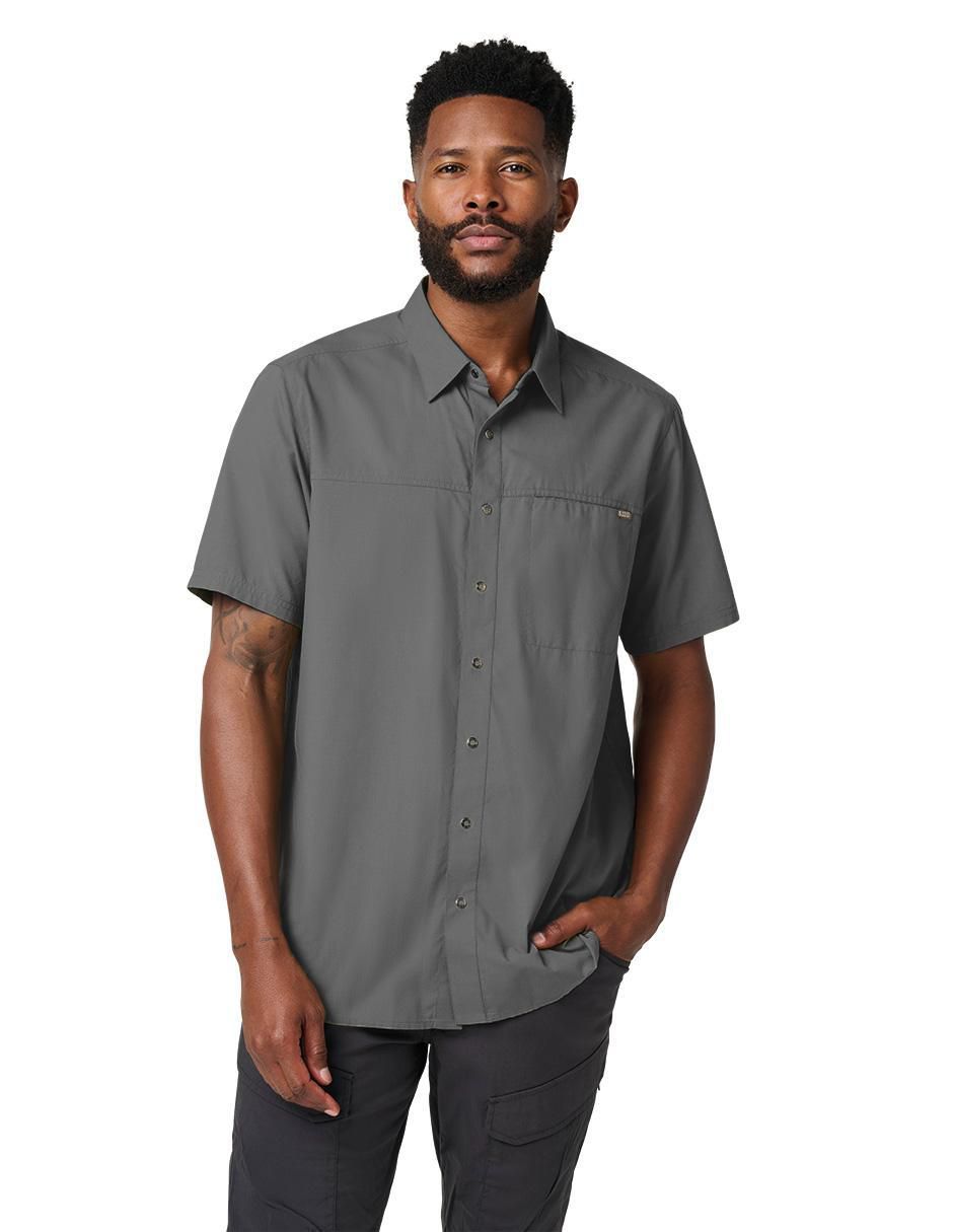 Camisa casual manga corta para hombre