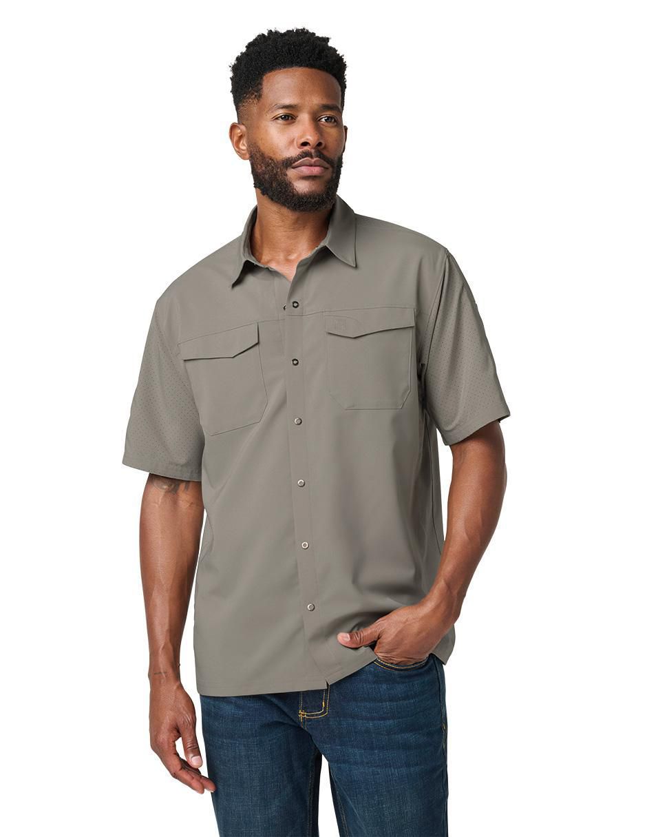 Camisa casual manga corta para hombre