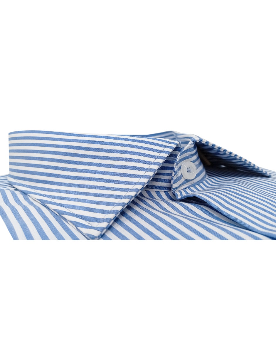 Camisa de vestir de algodón manga larga para hombre 2