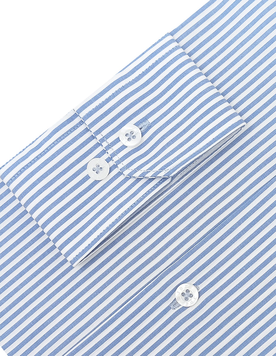 Camisa de vestir de algodón manga larga para hombre 4