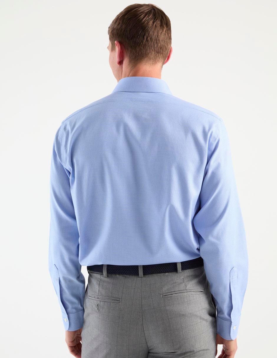 Camisa de vestir de algodón manga larga para hombre 2