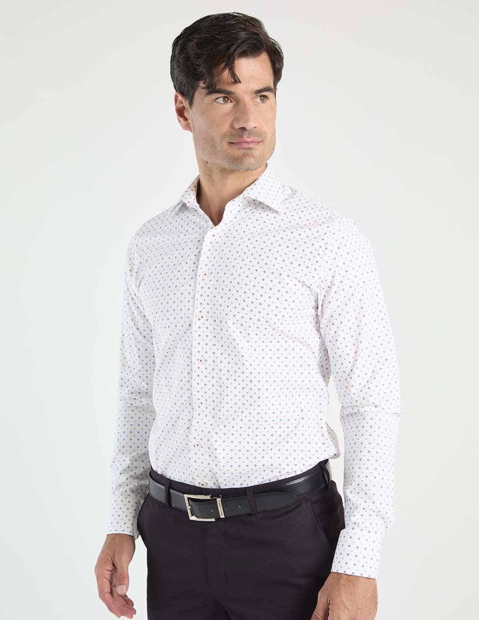 Camisa de vestir manga larga para hombre