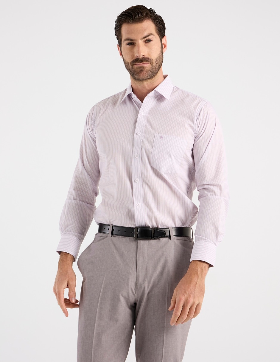 Camisa de vestir manga larga para hombre
