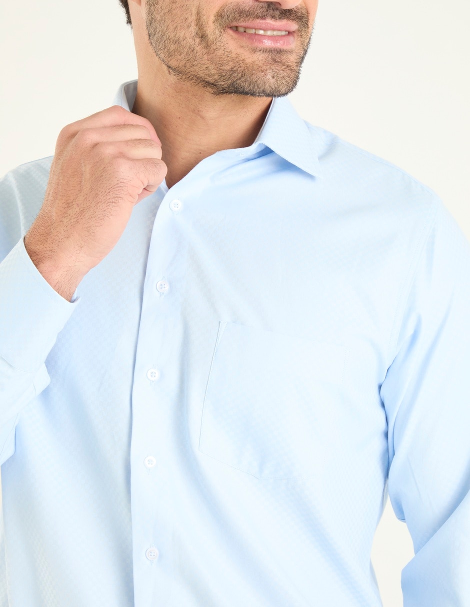 Camisa de vestir manga larga para hombre 4